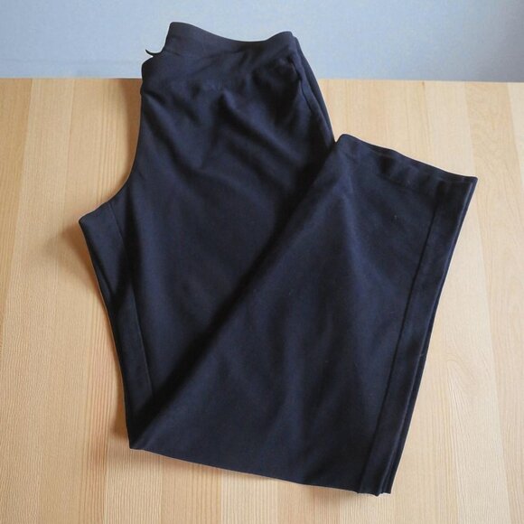 Eileen Fisher Stretch Crepe Pants - Navy - Size Medium - Pre-owned (GUC) - Picture 3 of 9